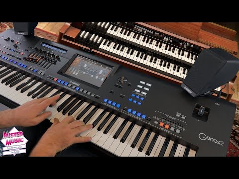 YAMAHA Genos 2 Demonstration Hammond Drawbars