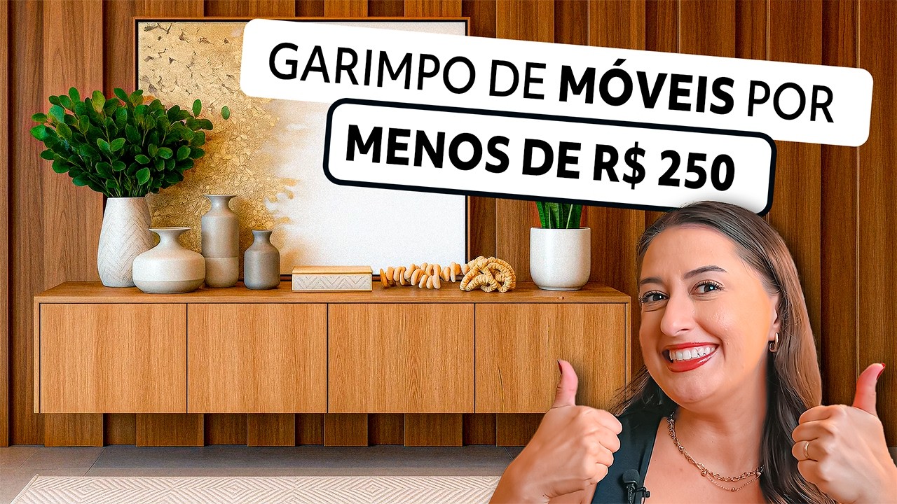 GARIMPO DE MOVÉIS POR MENOS DE R$250 - 10 ACHADOS 🛋️