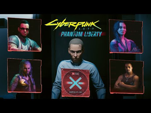 V calls his friends/lovers after coma (All options) | Cyberpunk 2077: Phantom Liberty - NEW ENDING