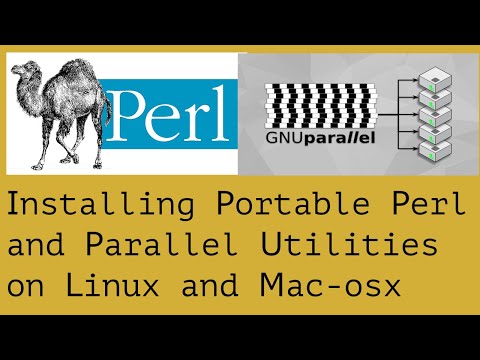 Install Portable Perl / Parallel Utility on Linux / MAC-OSX - Solve Can't locate .pm in @INC errors