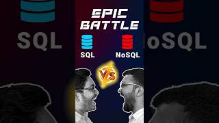 SQL vs NoSQL Database 🔥Epic Battle of Databases 05 #sql #nosql #shorts