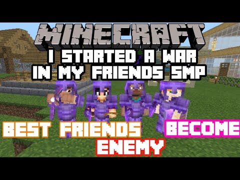 I STARTED A WAR IN MY FRIEND SMP IN HINDI - #1