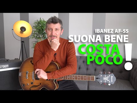 🎸 Affordable semi-acoustic guitar tested: here's the Ibanez AF55! Review