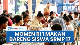 Prabowo Makan Bareng Siswa Sekolah Rakyat, Nikmati Hidangan dalam Satu Meja di SRMP 17 Tabanan Bali