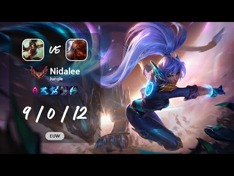 Nidalee Jungle vs Gragas - EUW GrandMaster Patch 13.10