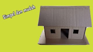 Download lagu How to make a simple and easy cardboard house mp3