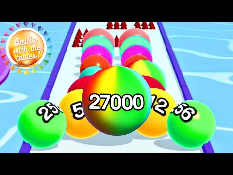 Ball Run 2048 Infinity Mode ♾️vs Ball Run Maths Table Game (Power of 3) | Satisfying Merge Challenge