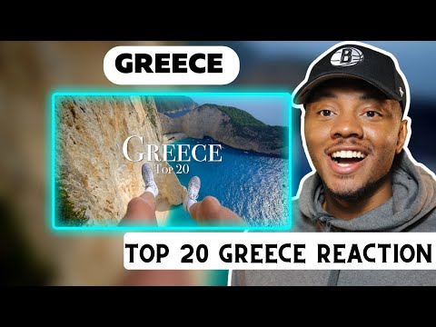 AMERICAN Reacts To Top 20 Places To Visit In Greece - 4K Travel Guide | Dar The Traveler