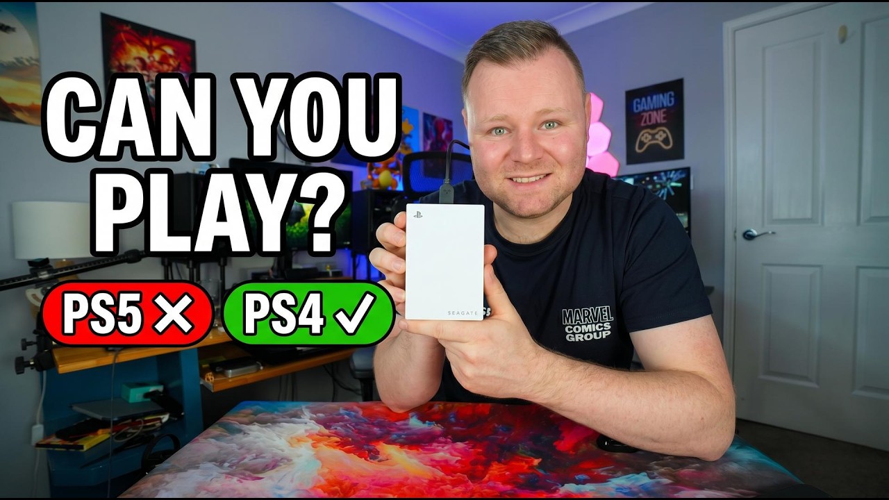 Can You Play PS5 Games on an External Hard Drive? Seagate 5TB Hard Drive Questions Answered