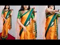 Saree Draping Tutorial With Parfect Pleats Step By Step For Bigenars Perfect Pleats Making Tricks