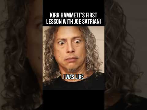 Kirk Hammett on His First Lesson with Joe Satriani