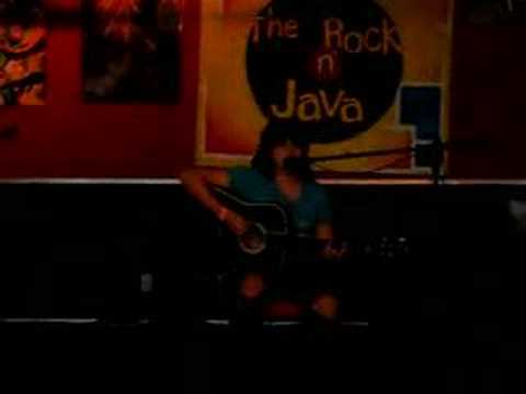 me playing at the rock n java on my birthday