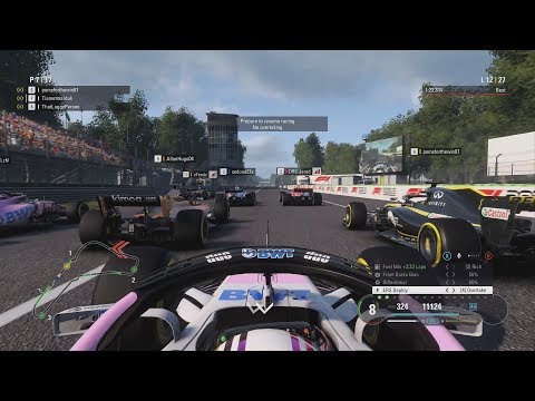 Safety Car Restart Causes Mayhem | F1 2018 Online