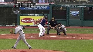 CWS@CLE: Rienzo fans Swisher for first career K