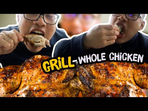 How to Grill a WHOLE CHICKEN   *MOST JUICIEST RECIPE
