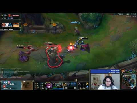 S6 Ranked Challenger Gameplay   Imaqtpie as Vayne   Karma vs Ashe   Morgana Bot