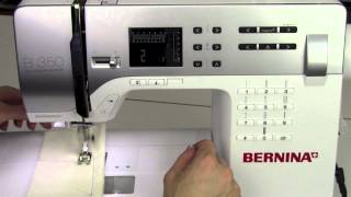 Bernina 350 09 Selecting Stitches