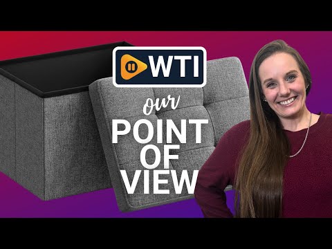 Small Folding Storage Ottoman - WTI product video review