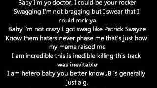 Chris Brown FT Justin Bieber - Ladies love me (Lyrics on screen) karaoke  Boy in detention