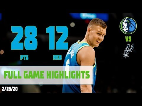 Kristaps Porzingis (28 Points) Highlights vs. San Antonio Spurs