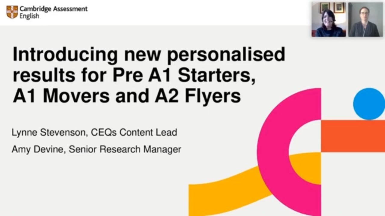 New personalised results for Pre A1 Starters, A1 Movers, and A2 Flyers exams | Cambridge English