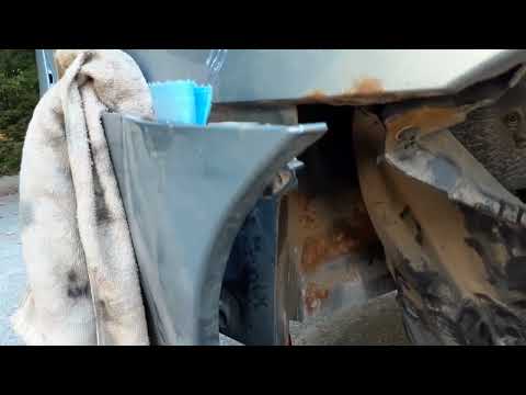 2014 Subaru Outback rear fender rust repair