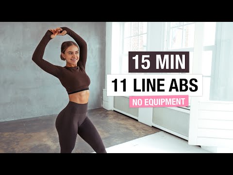 15 MIN SEXY AB WORKOUT - Get 11 Line Abs & Obliques