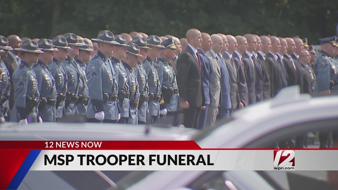 Funeral held for Massachusetts State Police recruit