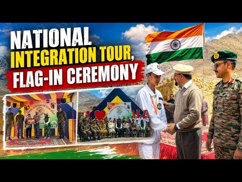 Flag-in Ceremony of  National Integration Tour