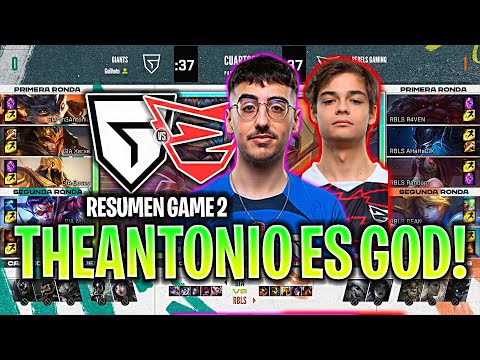 THEANTONIO GOD Y ATTILA VAYNE! | GIA vs RBLS Game 2 RESUMEN CUARTOS IBERIAN CUP 2023 LVP