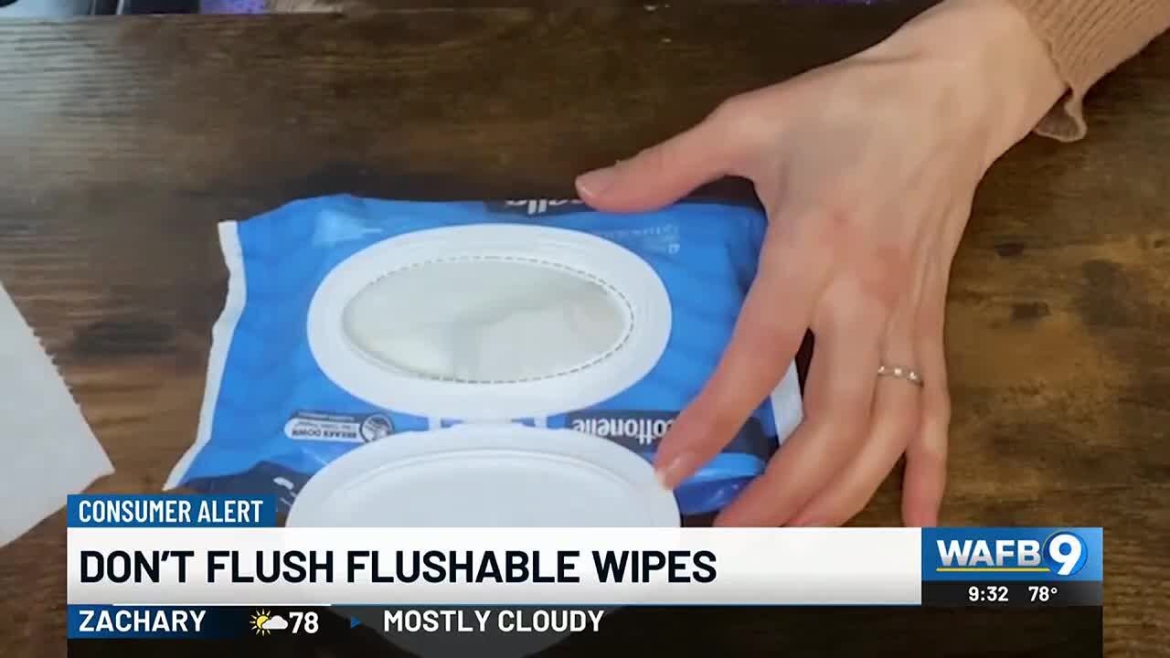 Don’t flush flushable wipes