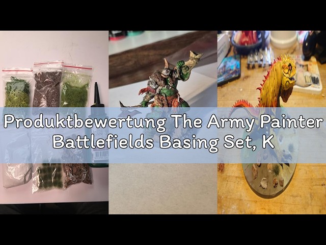 Vídeo relacionado con The Army Painter, Battlefields Basing Set, kit con pegamento PVA 50 ml