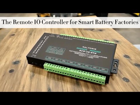 Stop Overpaying for Complex PLCs! The Remote IO Controller for Smart Battery Factories | Valtoris