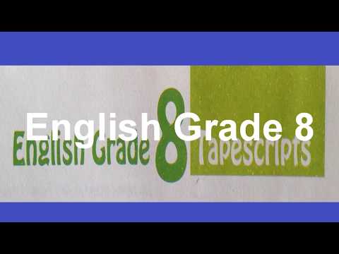 English grade 8( T.3.8.2)