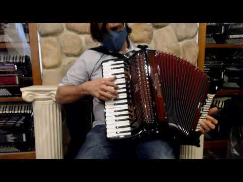 BELTSTUIII3496CH - Chocolate Beltuna Studio III Piano Accordion LMM 34 96 $4499