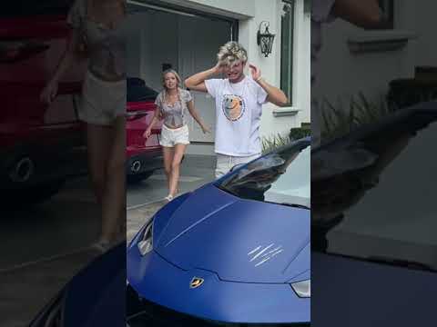 SCRATCHING LAMBORGHINI PRANK 😂 - #shorts