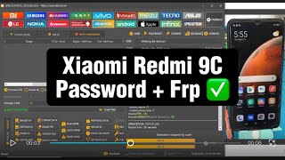 Redmi 9C M2006C3MG Password + Frp bypass with UnlockTool