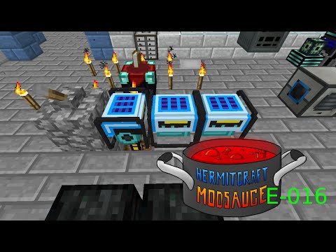 Minecraft Mod Sauce Ep 16 Primitive Auto Charge HermitCraft Modded Minecraft