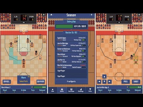 Hoop League Tactics IOS /Iphone/Android Gameplay Walkthrough - YouTube