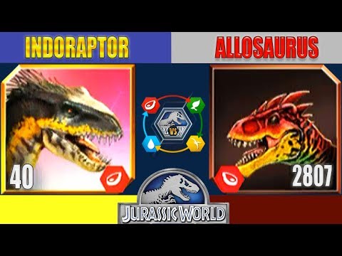 INDORAPTOR DEFEAT 21 OPPONENTS VIP | JURASSIC WORLD THE GAME