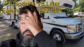 RV Ford 7.3 Godzilla Lifter Failure & Tick - V8 Ruined on NEW Motorhome! Full Replacement Needed