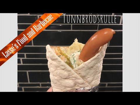 Tunnbrödsrulle - Wiener Sausage Wrap