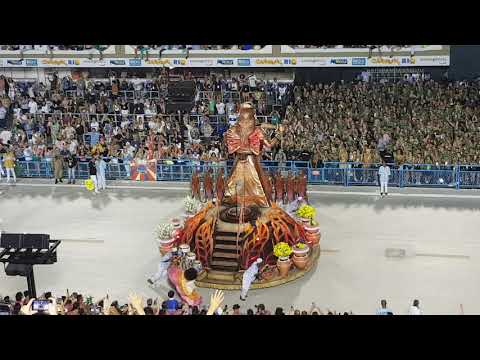 Portela 2019 - Comissão de Frente e primeiro casal de mestre-sala e porta-bandeira