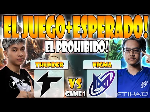 THUNDER AWAKEN VS NIGMA GALAXY BO3[GAME 1]ELIMINACIÓN- PAKAZS VS SUMAIL -ESL ONE MALAYSIA 2022- DOTA