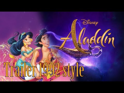Disney's Aladdin Trailer (1992 style)