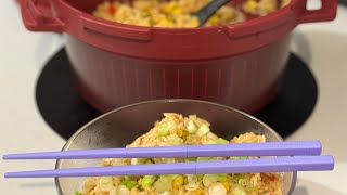 Fried Rice in the Tupperware Micro Pressure Cooker
