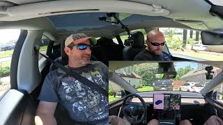 Tesla FSD First Ride with Peter!   HD 1080p