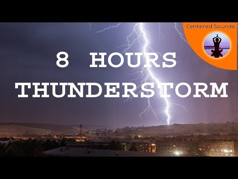 THUNDER & RELAXING RAIN SOUNDS Rainstorm Relaxing Sleeping Focus Study Sleep White Noise Rain Sounds Video