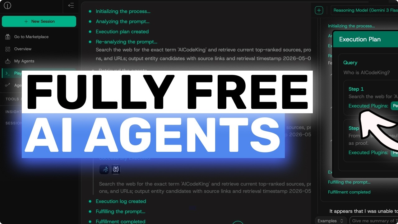 FULLY FREE AI Agents: This is ACTUALLY CRAZY & EASY!