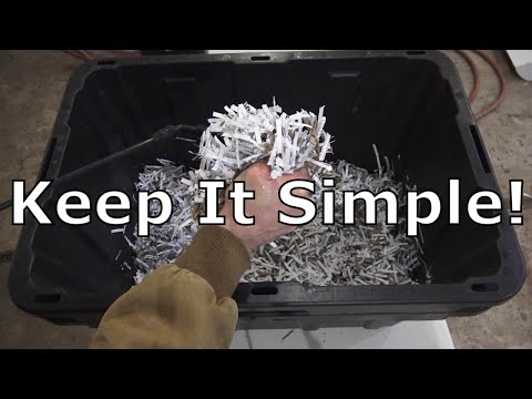 Easy Worm Bin! - don't overthink it, just do it.